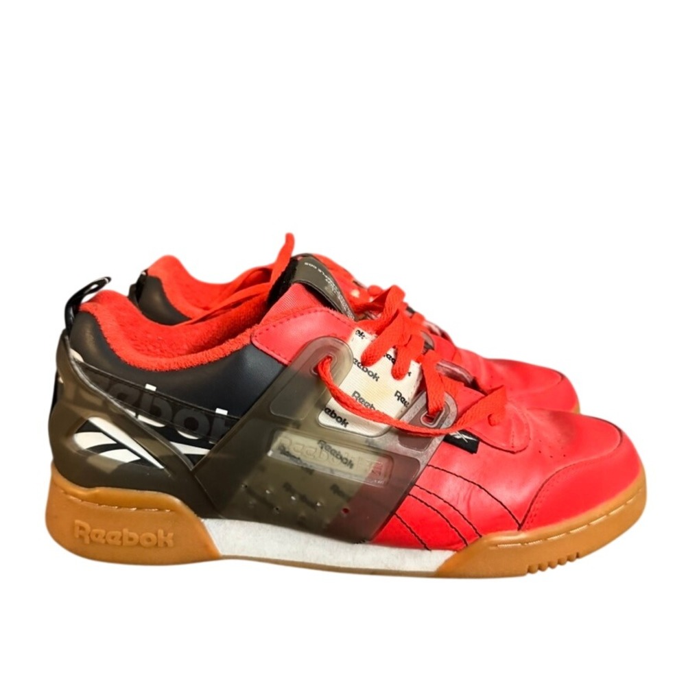 Reebok Workout Plus Altered Red Black Gum Sole Concept Sample 005 Sneakers
